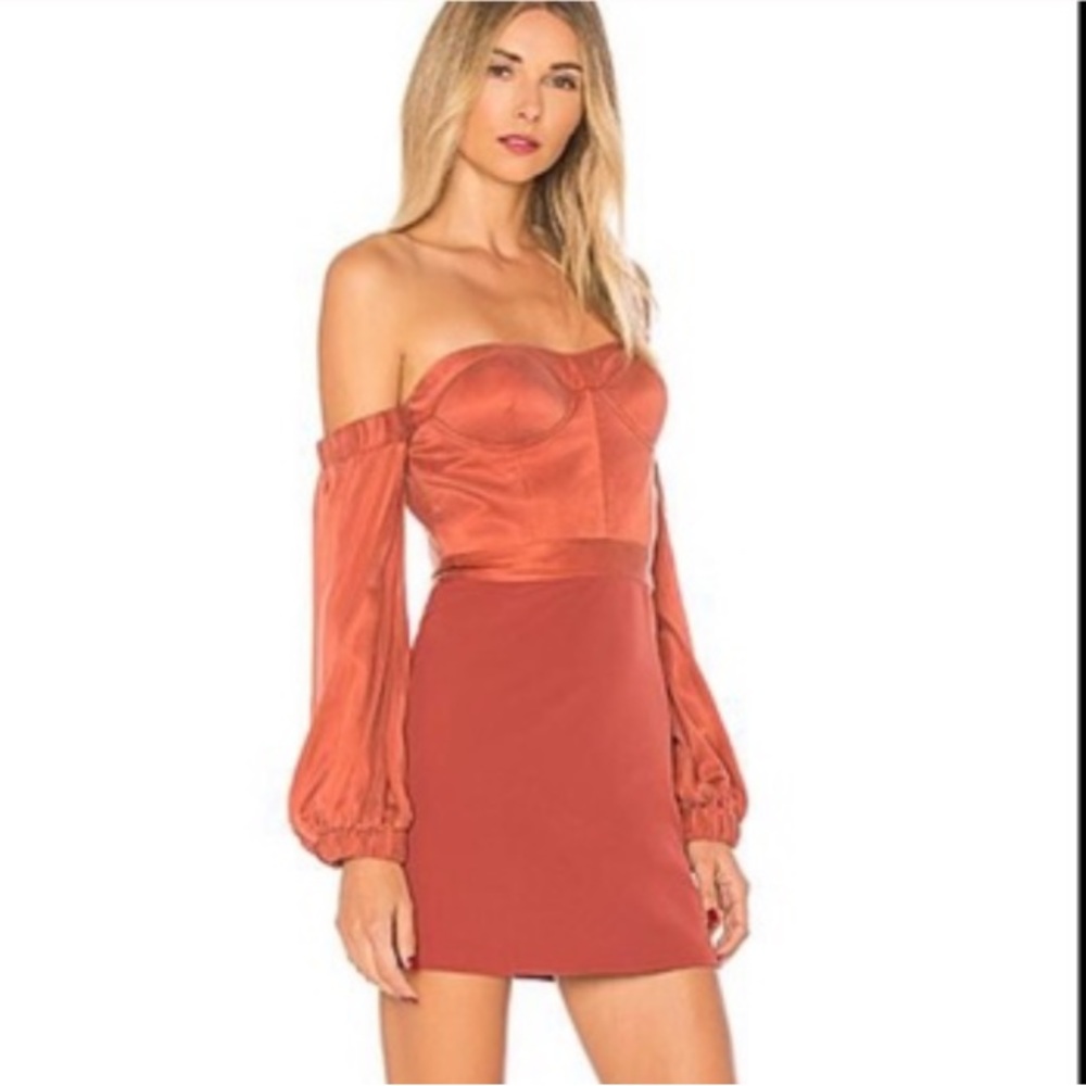 NBD Rust Party Dress - Brand New
